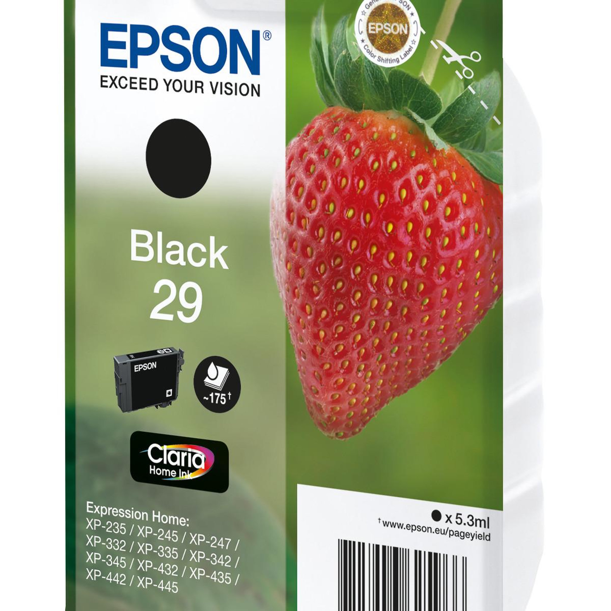 Voir la diapositive 3 : Epson Epson strawberry cartouche  fraise  29 - encre claria home n