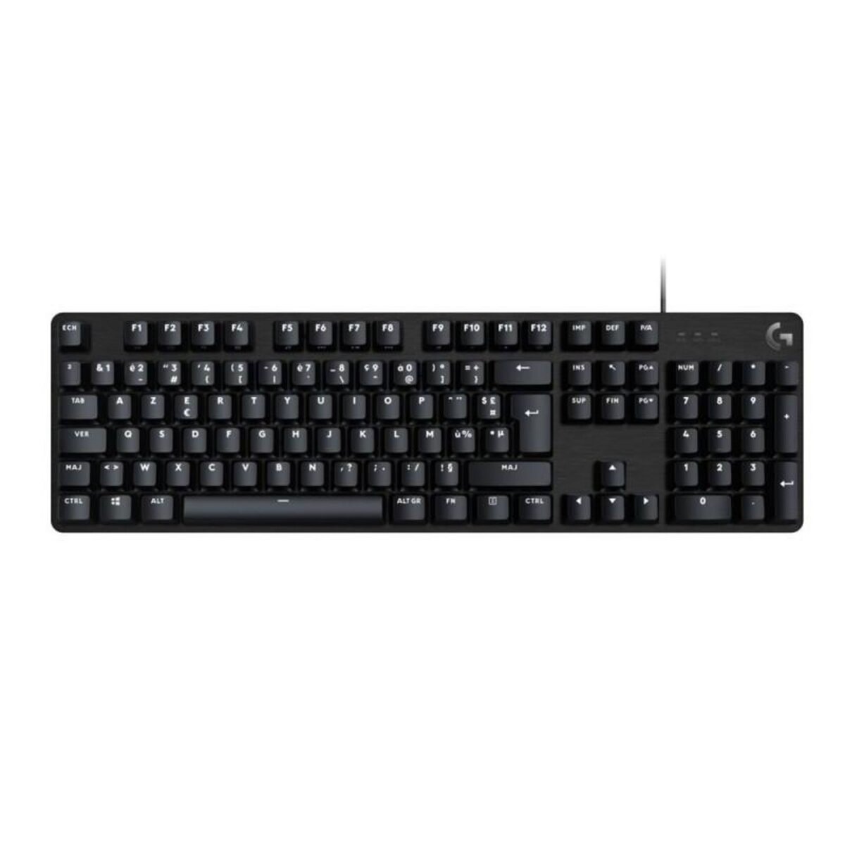 Logitech Clavier Gaming mécanique filaire Azerty Logitech G413 SE Noir