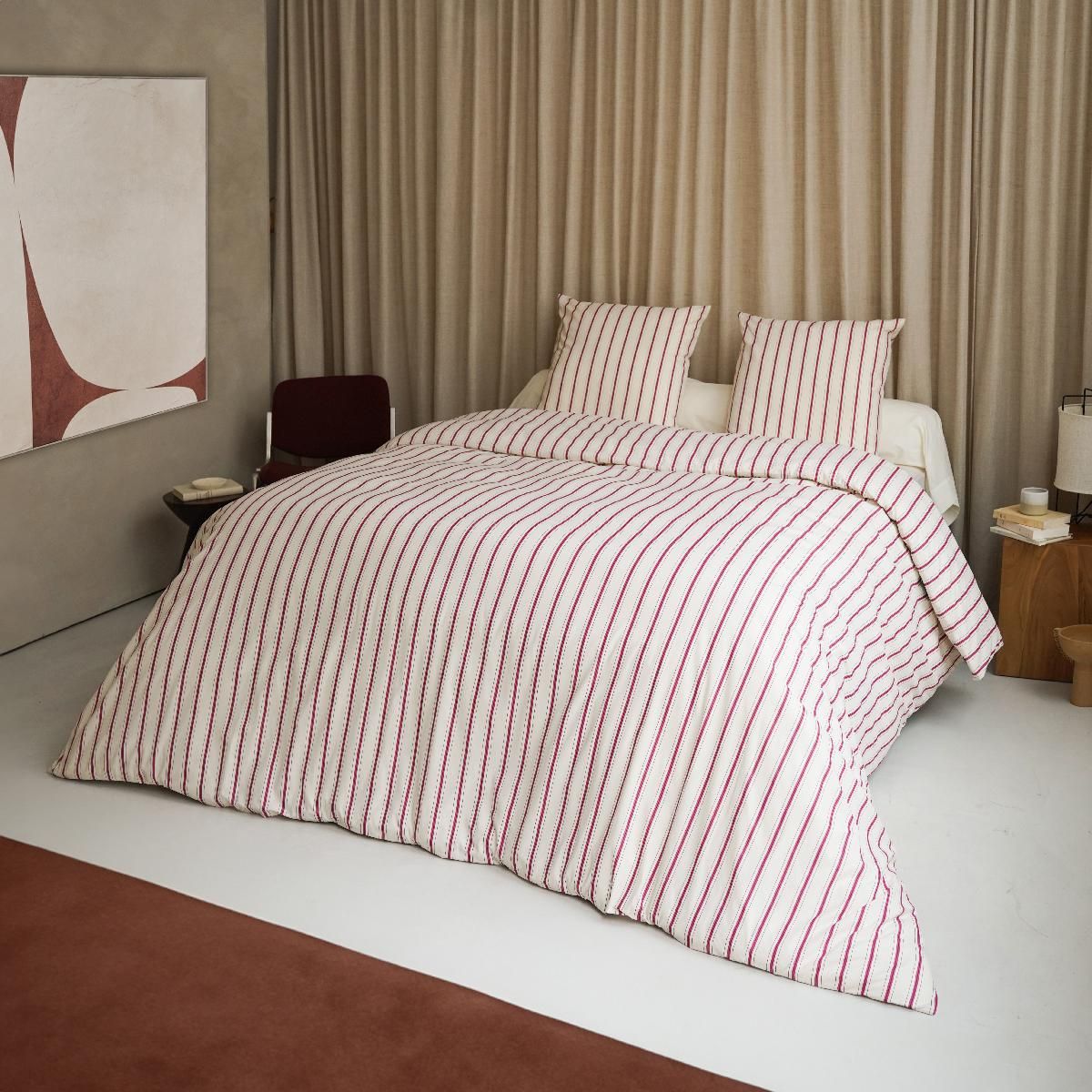 DODO Pack Housse de couette + Taie(s) d'oreiller Coton Zéphir