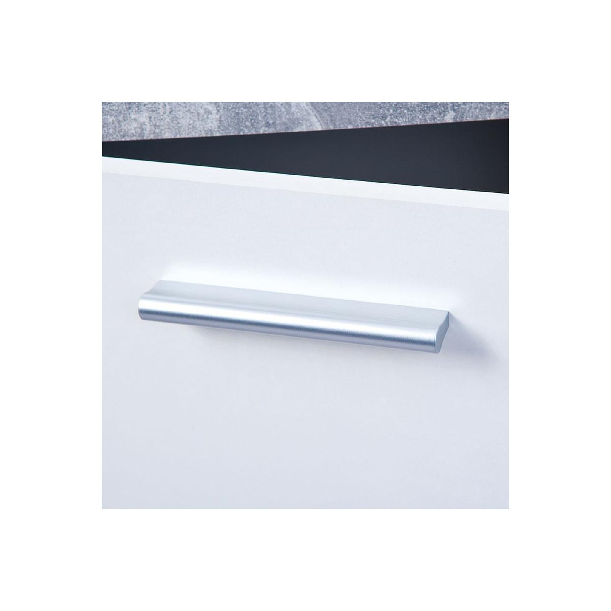 Voir la diapositive 5 : INTERLINK Commode design 5 portes  miller  gris & blanc