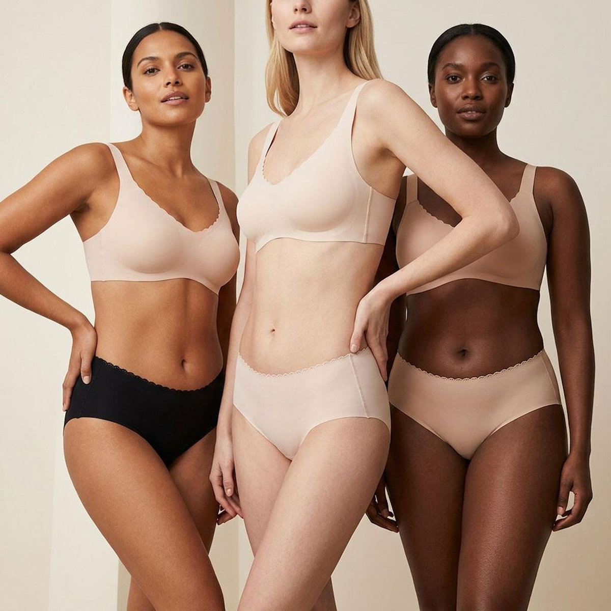 OZABI OZABI Pack de Culottes Femme Gainantes Invisibles Dentelle et Laser – Lot de 6