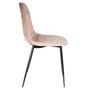 Voir la diapositive 4 : Paris Prix Lot de 4 Chaises Velours  Giulia  85cm Rose