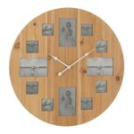 Paris Prix Horloge Murale 12 Photos  Juliette  60cm Naturel