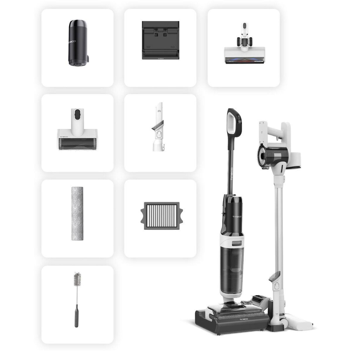 TINECO Aspirateur laveur Floor One S6 Switch Stretch Plus