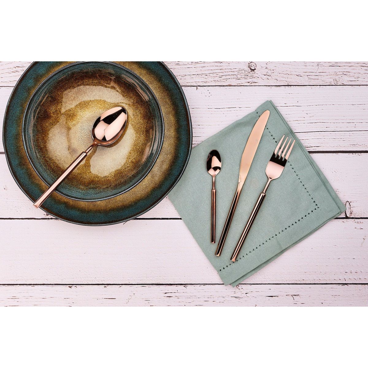 BJORN Coffret 6 petites cuillères VIGGO - Copper