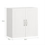 Voir la diapositive 3 : SOBUY SoBuy - Meuble Mural Suspendu à deux portes - Fonctionnel - FRG231