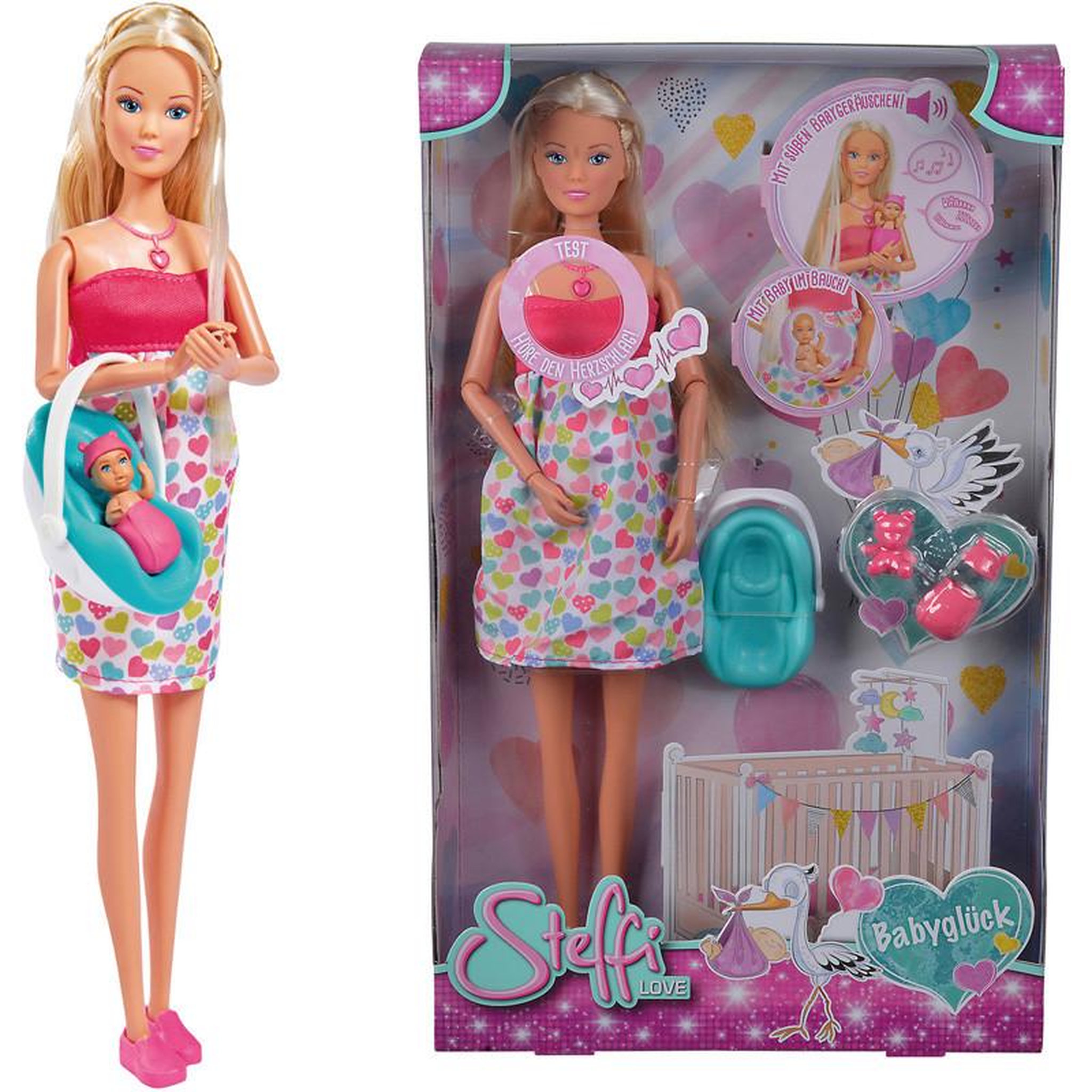 Voir la diapositive 3 : STEFFI LOVE MNQ STEFFILOVE TENDRE MAMAN Smoby SMY105733480038
