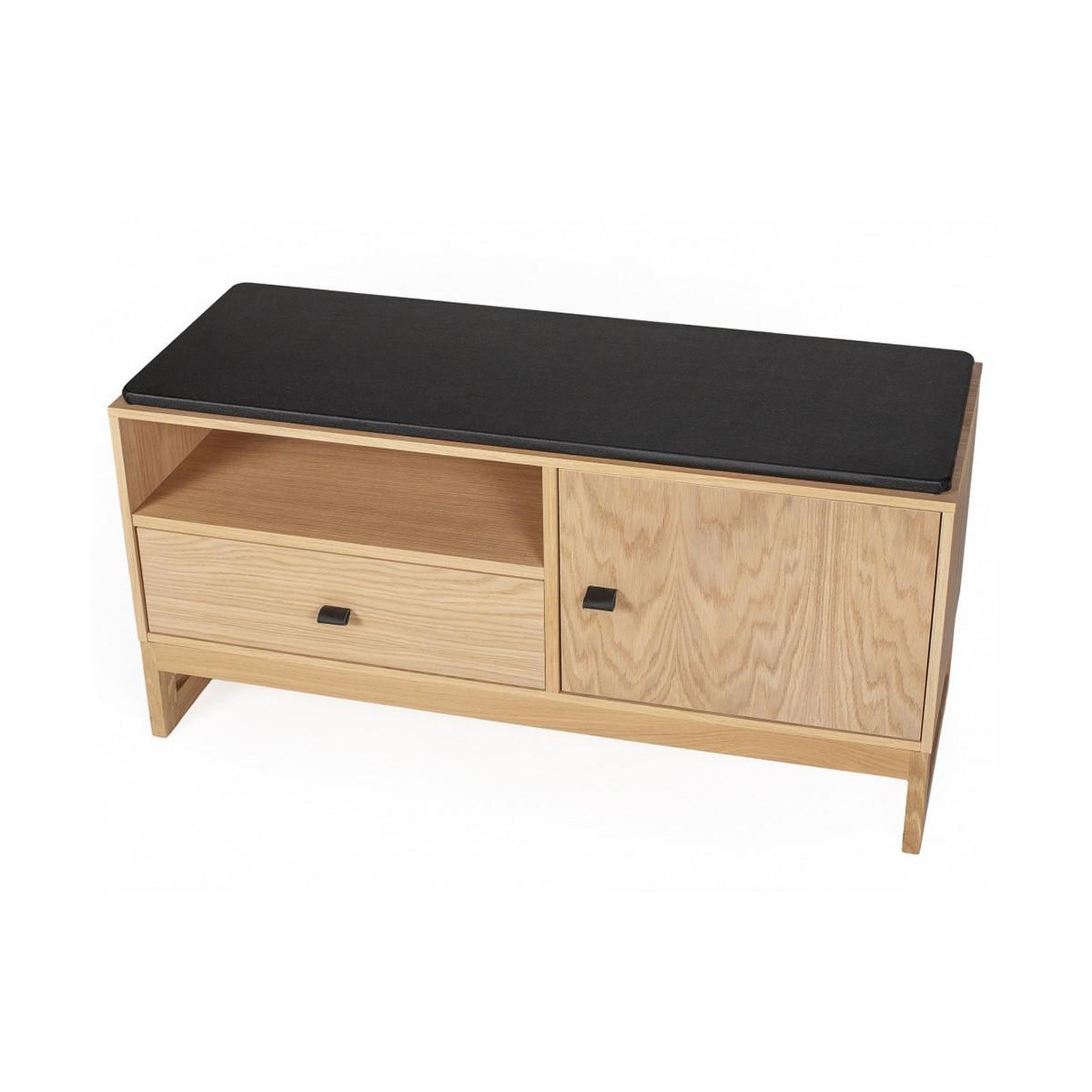 Voir la diapositive 4 : Paris Prix Banc d'entrée design en bois  slussen  100cm naturel