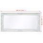 Voir la diapositive 6 : VIDAXL Miroir mural style baroque 100x50 cm blanc