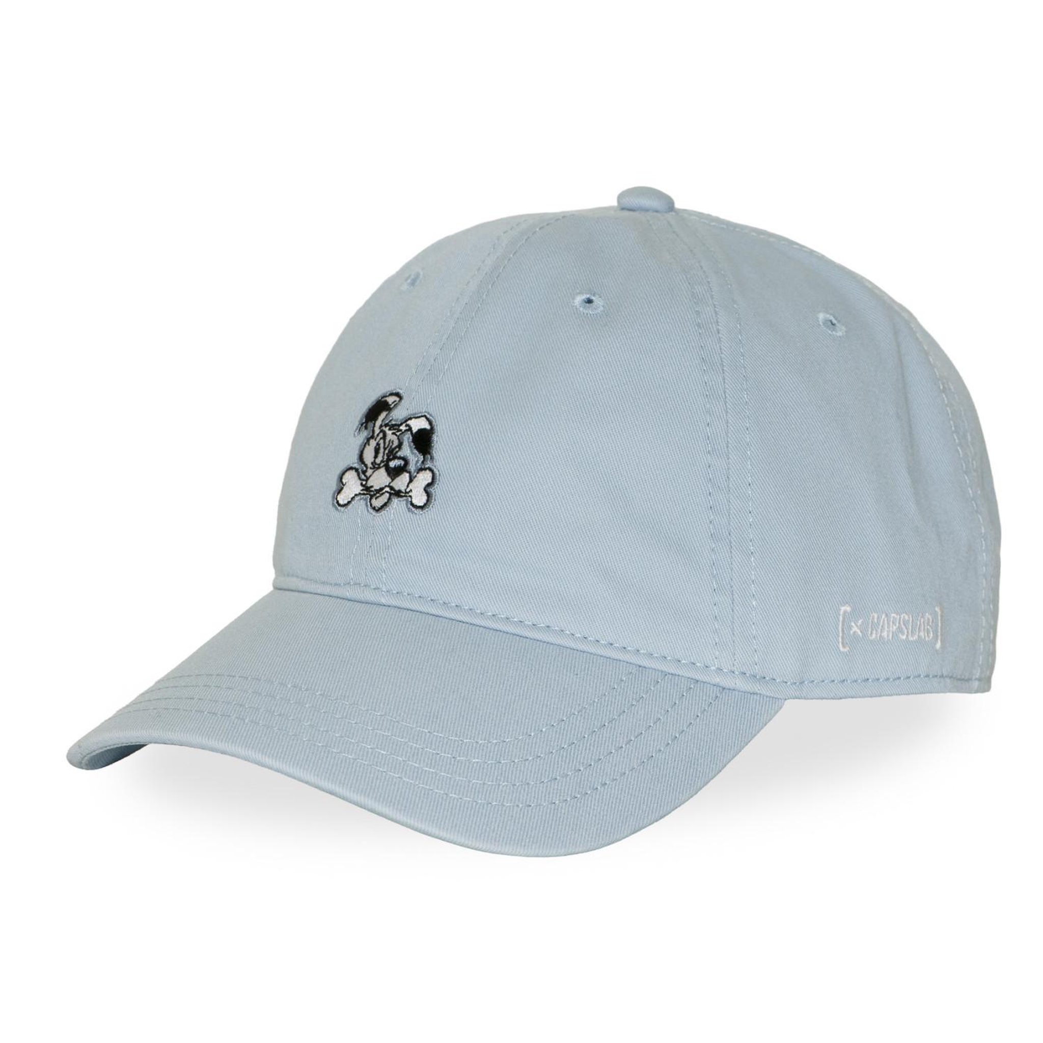 CAPSLAB Casquette Dad cap Asterix Idefix. Coloris disponibles : Bleu