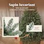 Voir la diapositive 4 : HOMCOM Sapin de Noël artificiel Ø110 x 180H cm 1687 branches épines imitation épicéa grand réalisme vert