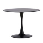 Paris Prix Table à Manger Ronde  Glade  100cm Noir