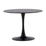 Voir la diapositive 1 : Paris Prix Table à Manger Ronde  Glade  100cm Noir