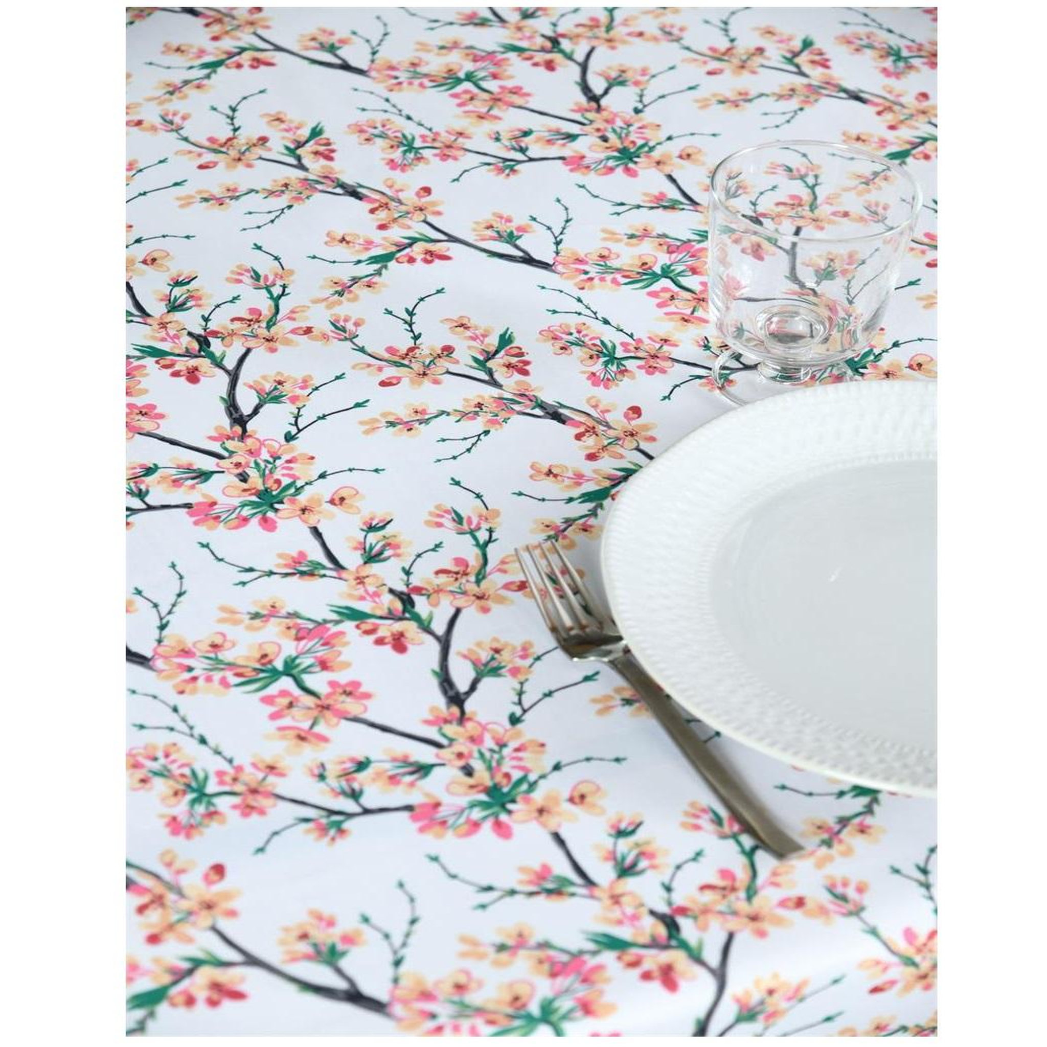 Voir la diapositive 3 : Eden Nappe rectangle doux cerisier design et moderne