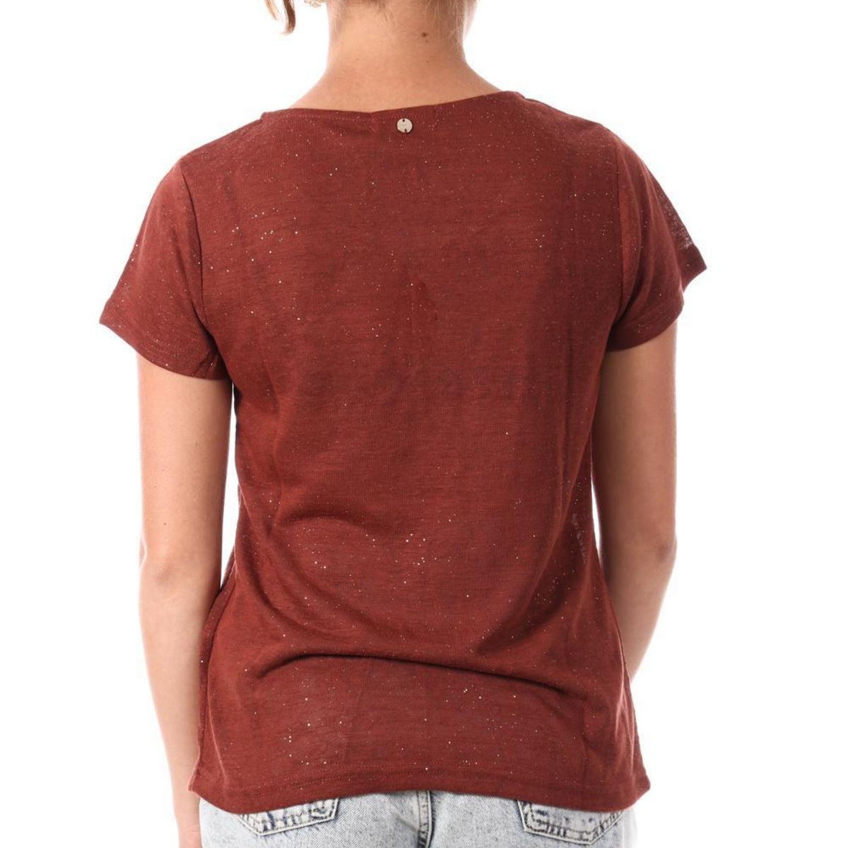 Deeluxe T-shirt  Femme Deeluxe Glitter To W