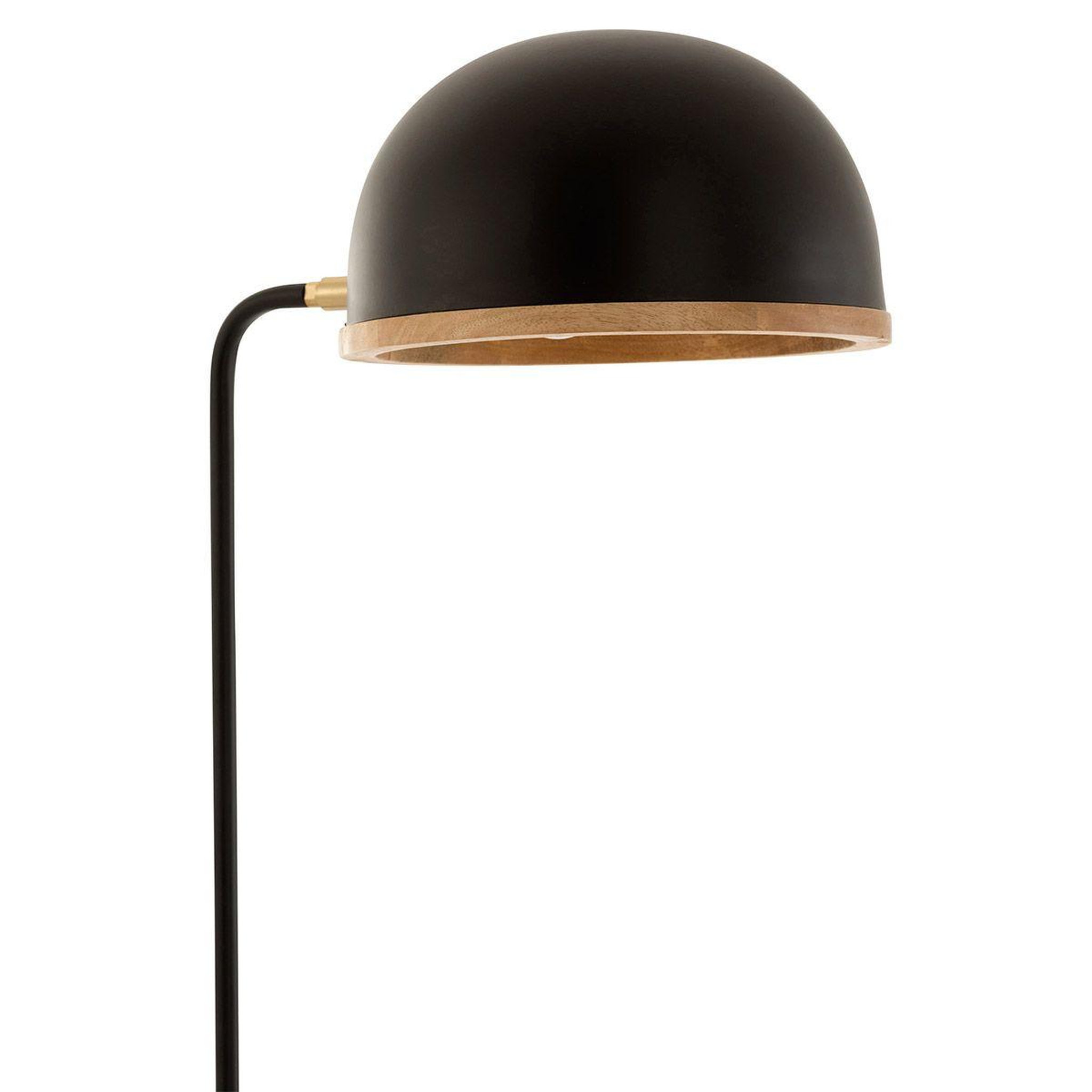Voir la diapositive 5 : J-LINE Lampadaire design en métal  evy  130cm noir
