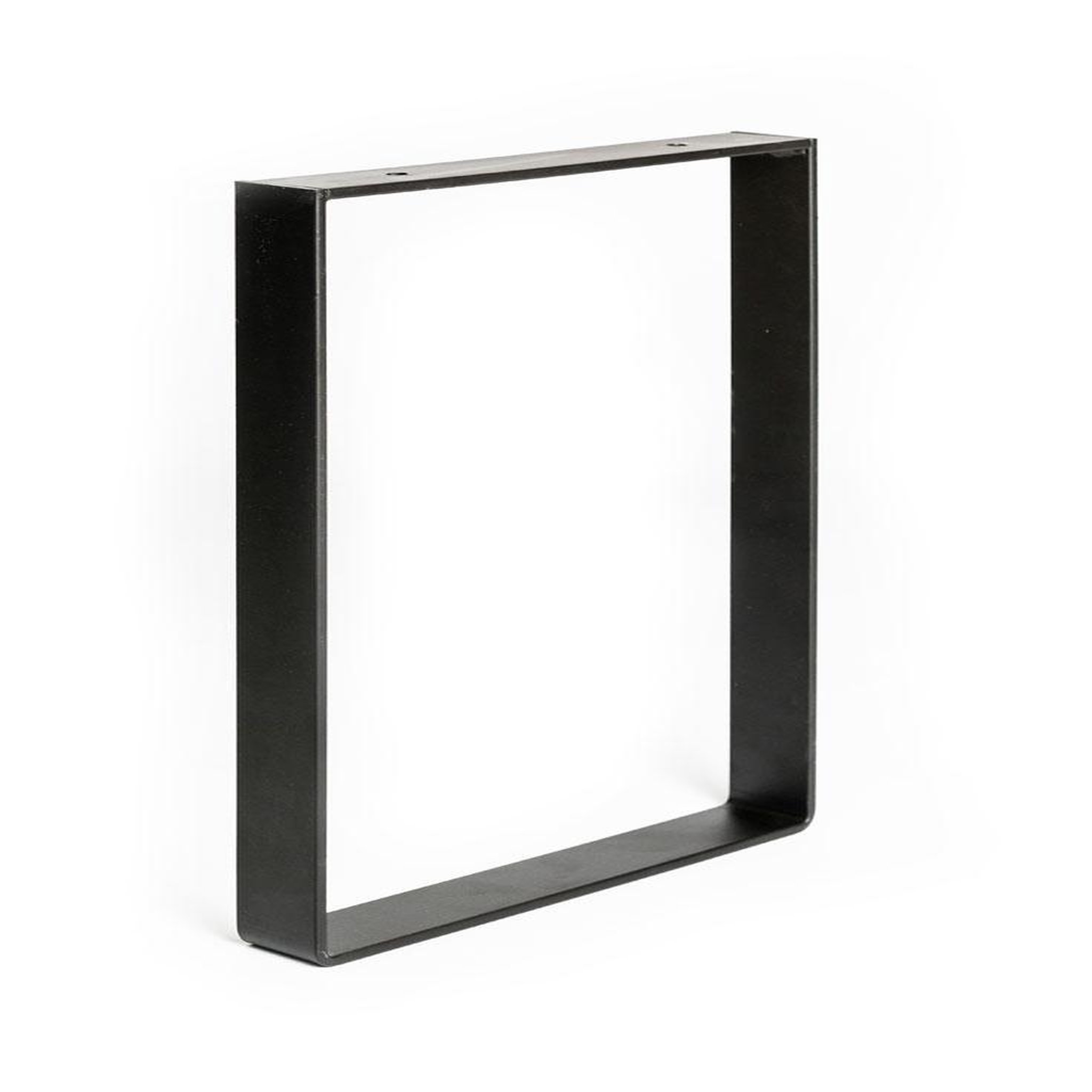 CENTRALE BRICO Pied pour meubles, tables et bars rectangle REI à visser acier mat noir