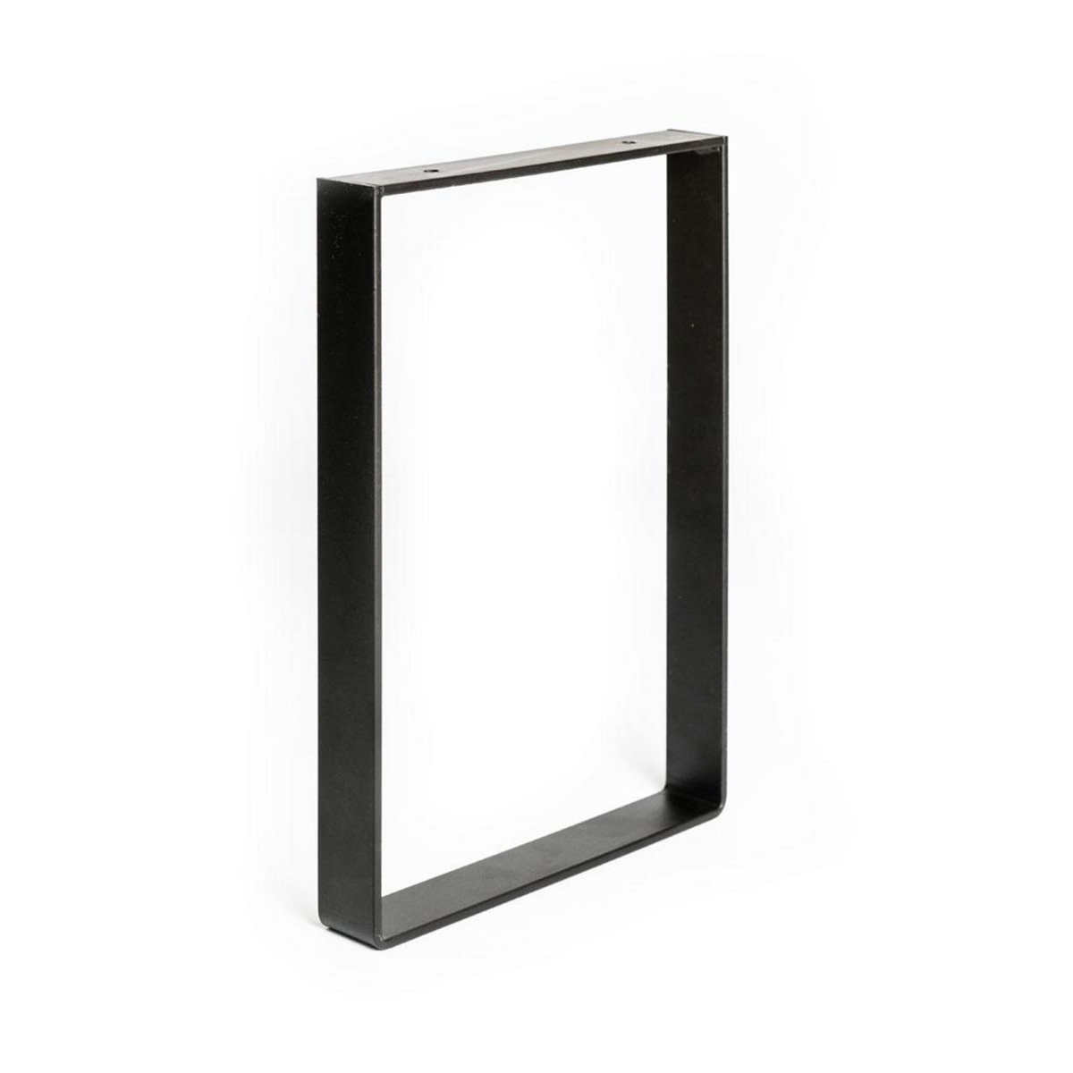 CENTRALE BRICO Pied pour meubles, tables et bars rectangle REI à visser acier mat noir