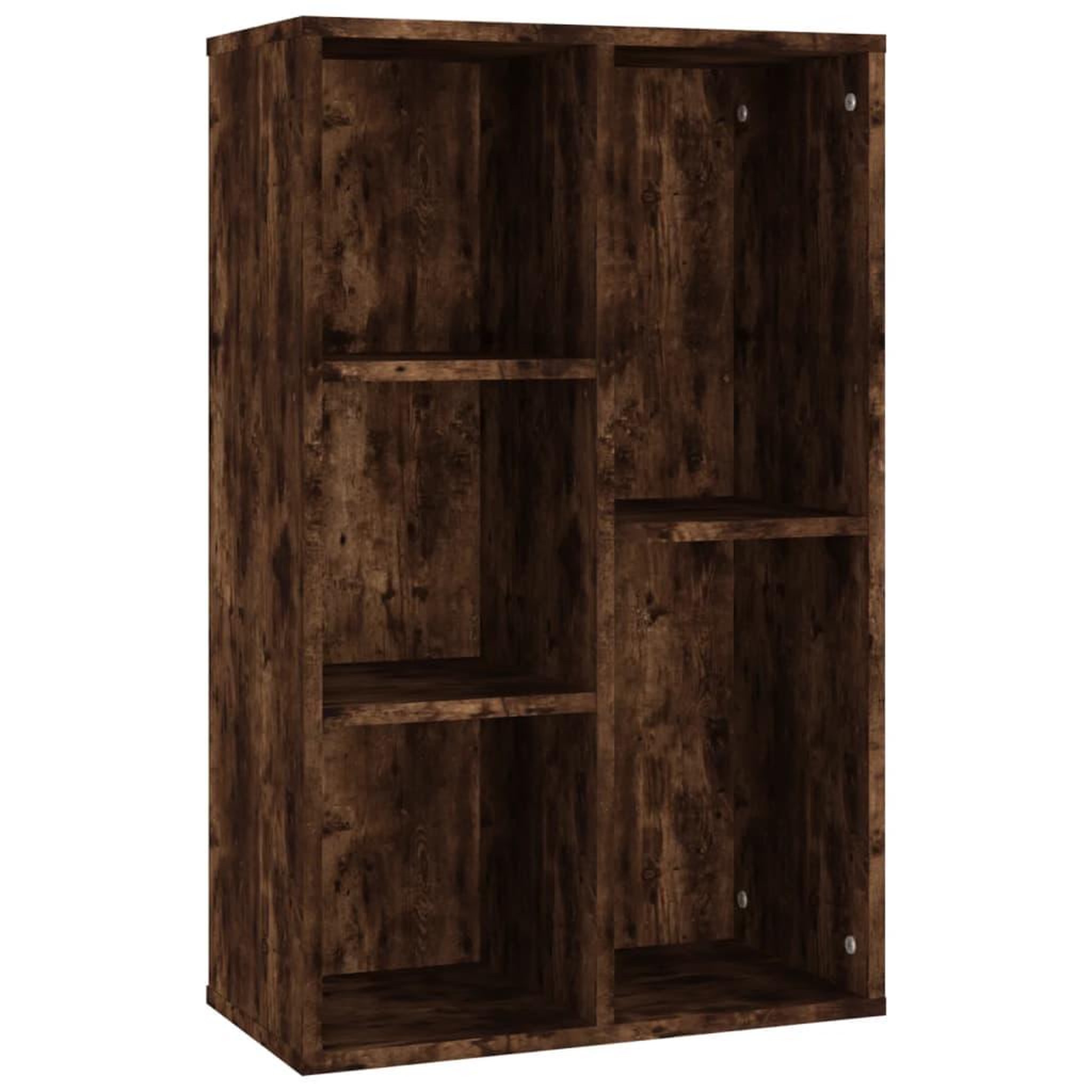 Voir la diapositive 2 : VIDAXL Bibliotheque/Buffet chene fume 50x25x80 cm bois d'ingenierie