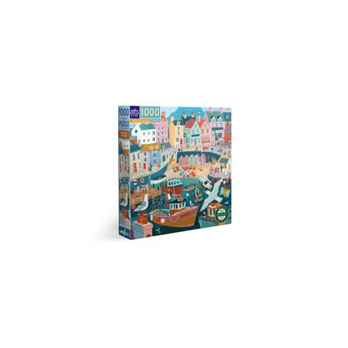 Eeboo Puzzle 1000 pièces Eeboo Seaside Harbor