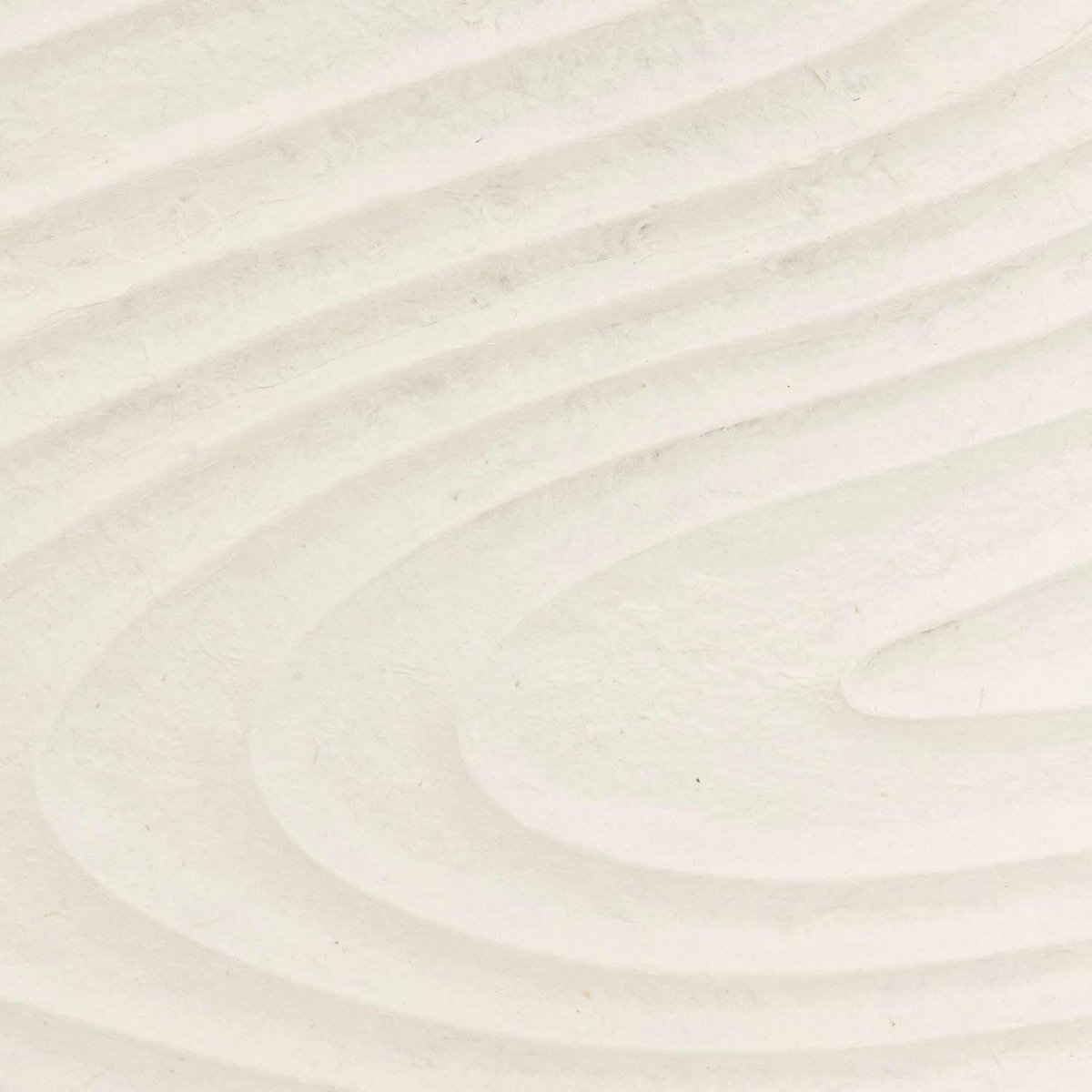 ATMOSPHERA Tableau en relief VAGUES - 80 x 80 cm - Blanc