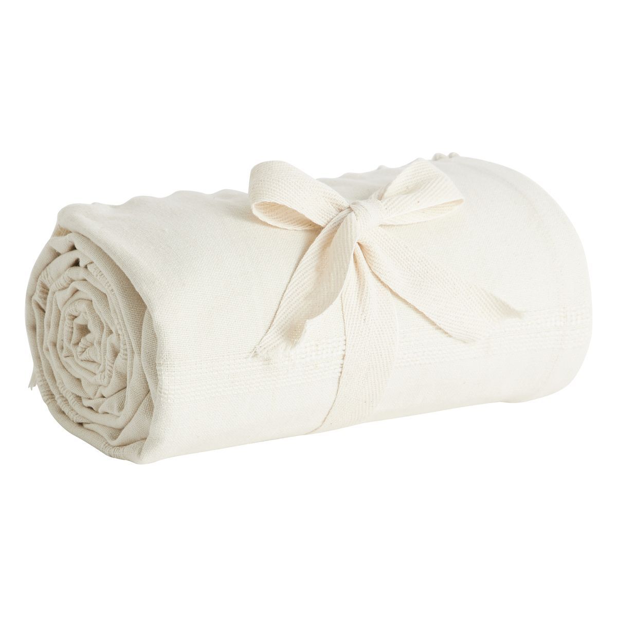 ACTUEL Couverture unie en coton BEACH 