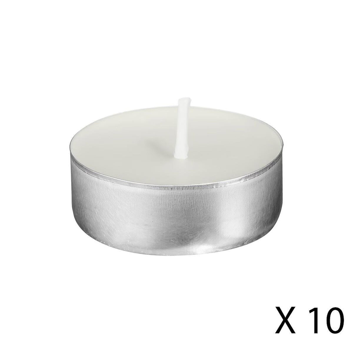 COMPTOIR DE LA BOUGIE Lot de 30 Bougies Chauffe-Plat Parfumées 3,7cm Jasmin