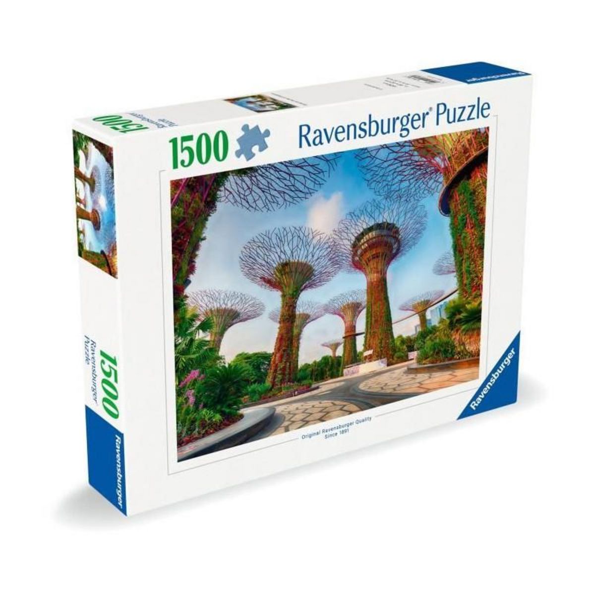 RAVENSBURGER Puzzle 1500 pieces Jardin de la baie de Singapour, des 14 ans, Puzzle de qualité supérieure, Singapour, 12001396, Ravensburger
