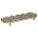 Paris Prix Plat de Présentation en Bois  Dune  50cm Noir