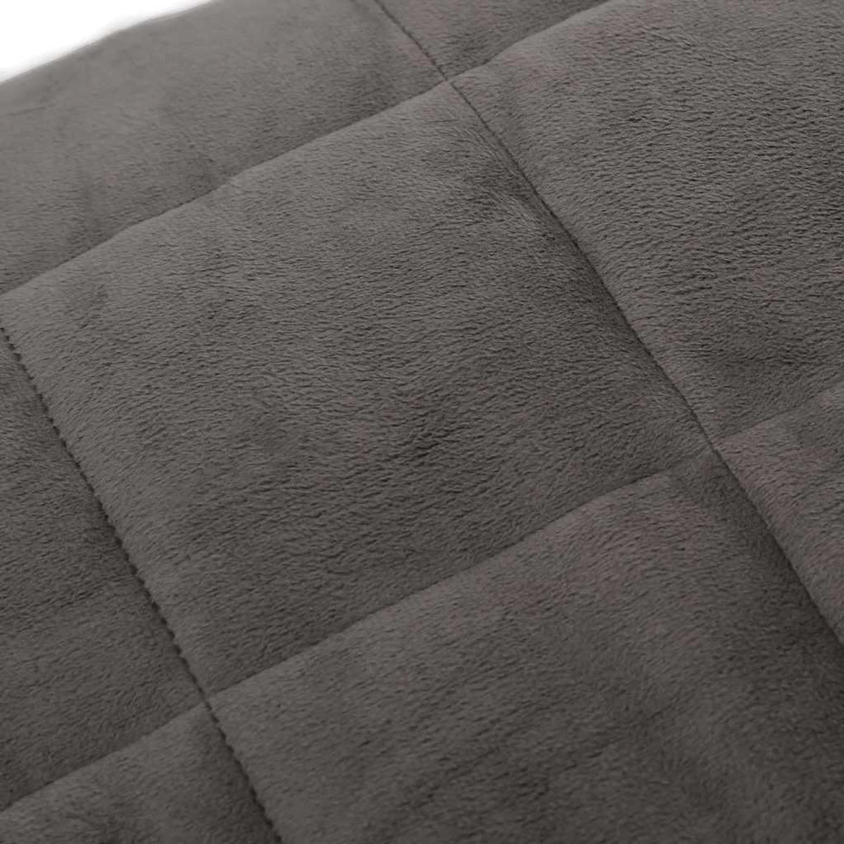 VIDAXL Couverture lestee Gris 200x200 cm 13 kg Tissu