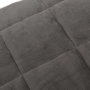 Voir la diapositive 4 : VIDAXL Couverture lestee Gris 200x200 cm 13 kg Tissu