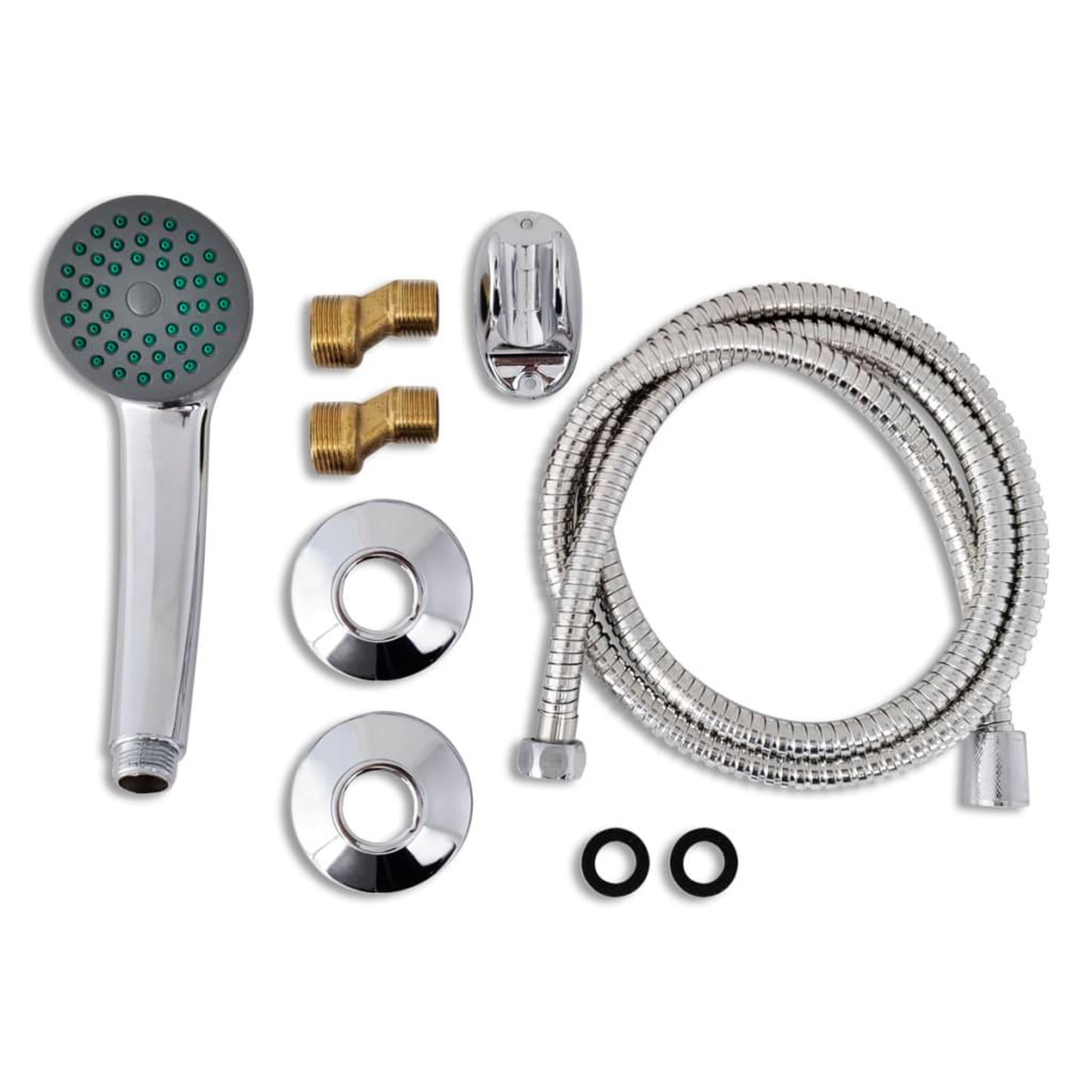 Voir la diapositive 2 : VIDAXL Kit de robinet de douche chrome