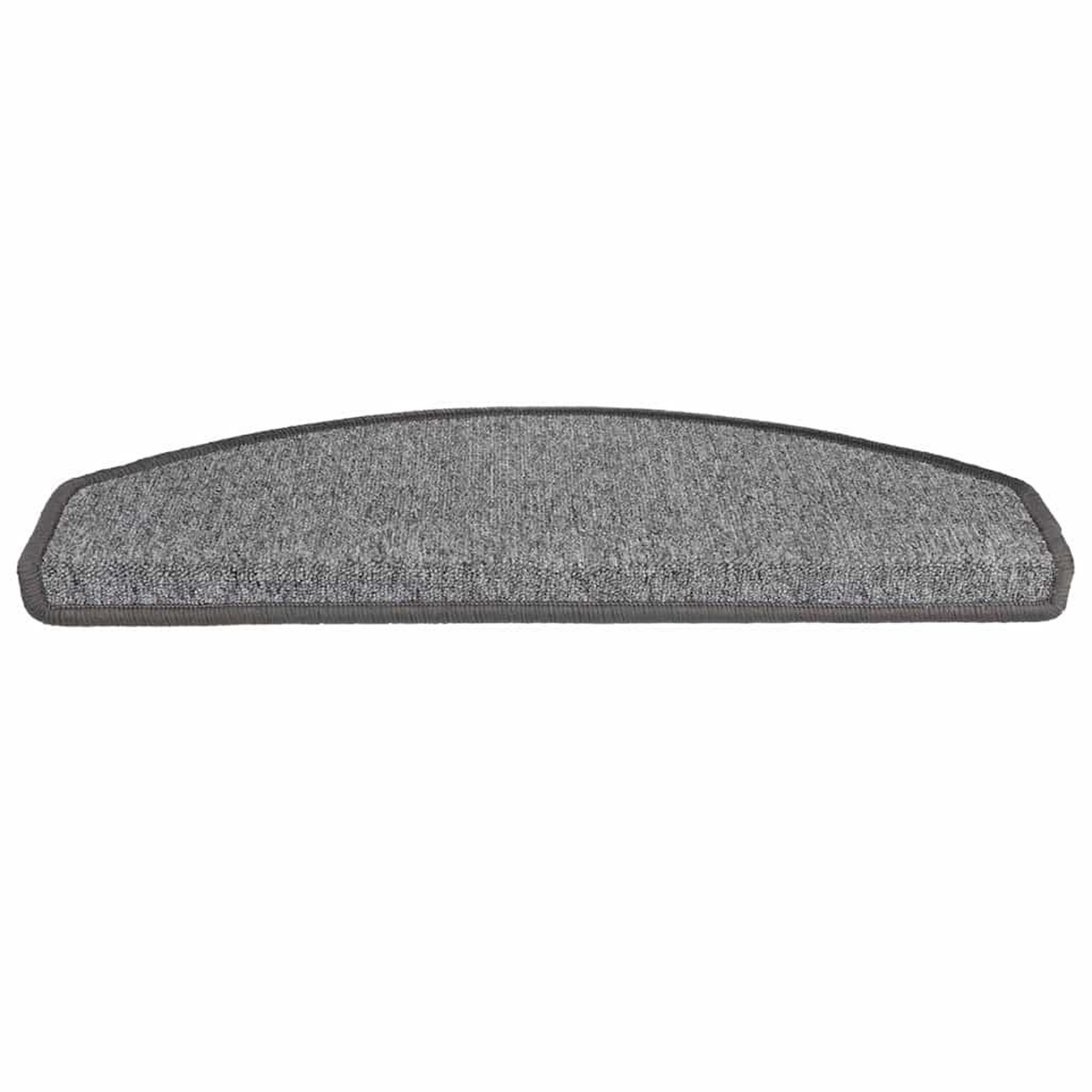 Voir la diapositive 3 : VIDAXL Tapis d'escalier 30 pcs gris fonce 65x24x4 cm