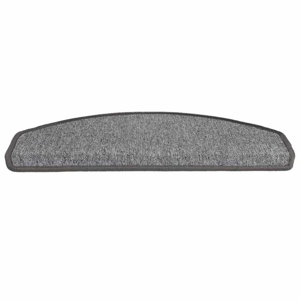 VIDAXL Tapis d'escalier 30 pcs gris fonce 65x24x4 cm