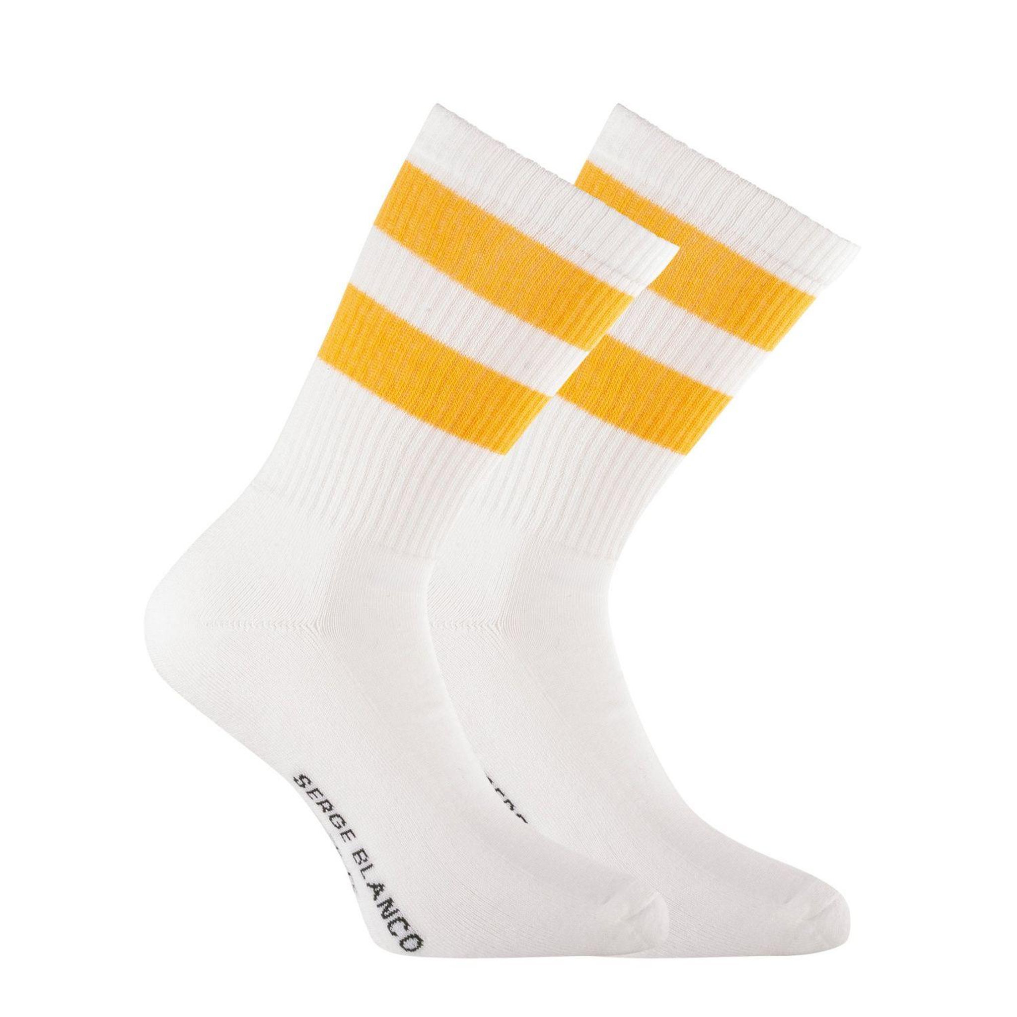 Voir la diapositive 4 : SERGE BLANCO Lot de 6 paires de tennis Serge Blanco