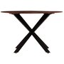 VIDAXL Table de salle a manger Bois massif de Sesham 120 x 77 cm