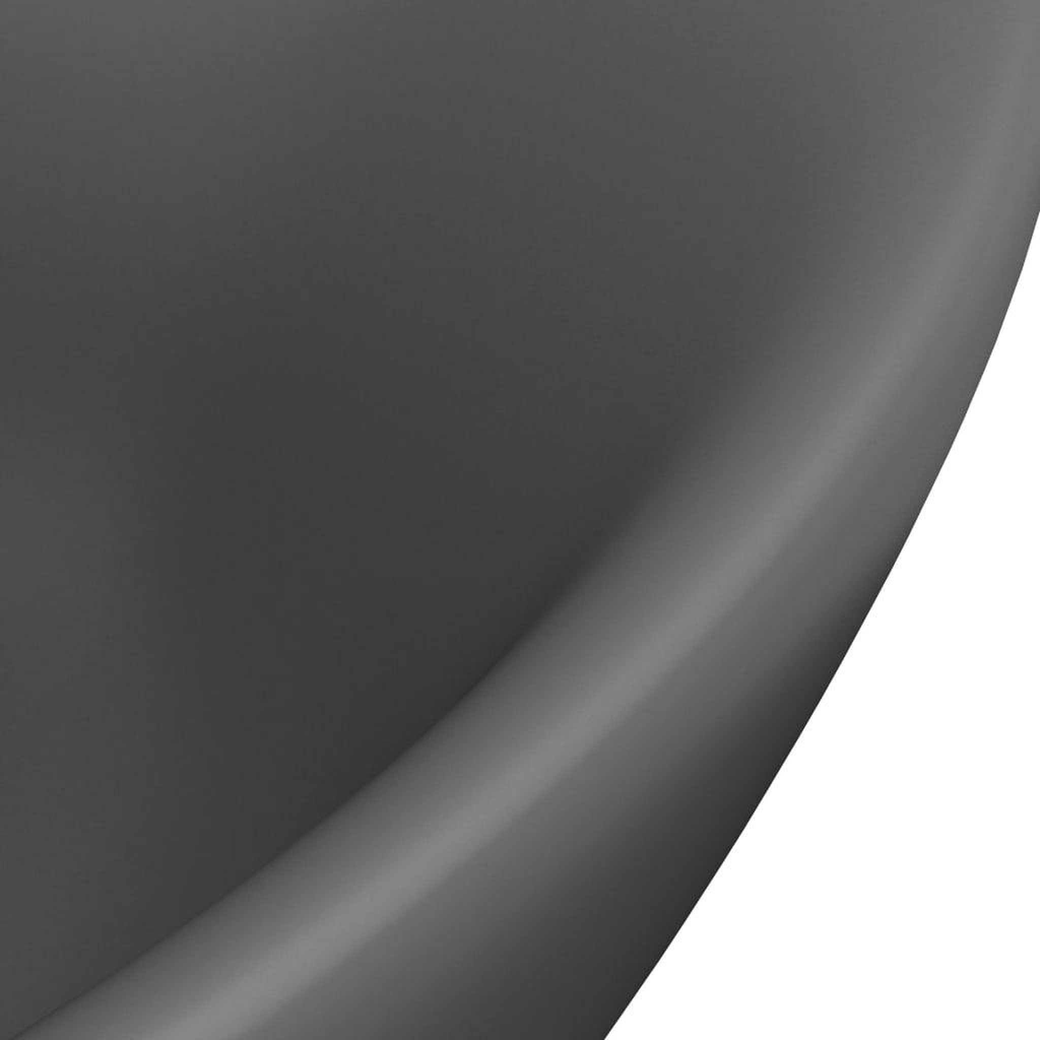 Voir la diapositive 5 : VIDAXL Lavabo ovale a trop-plein Gris fonce mat 58,5x39 cm Ceramique