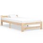 Voir la diapositive 1 : VIDAXL Cadre de lit sans matelas bois de pin massif 90x200 cm