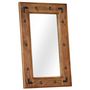 Voir la diapositive 2 : VIDAXL Miroir Bois d'acacia massif 50 x 80 cm