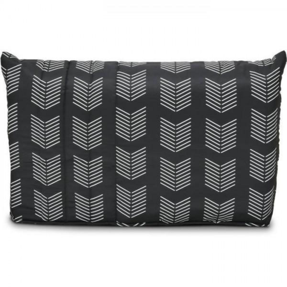 MARKET24 Banquette BZ COMFORT BULTEX - Tissu chevrons - Couchage 138 x 188 x 12 cm - BECCI