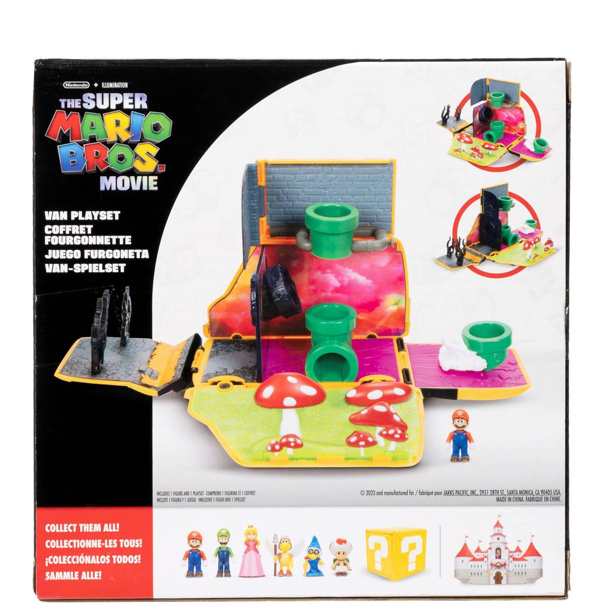 JAKKS PACIFIC Coffret Mini Van - Super Mario Le Film
