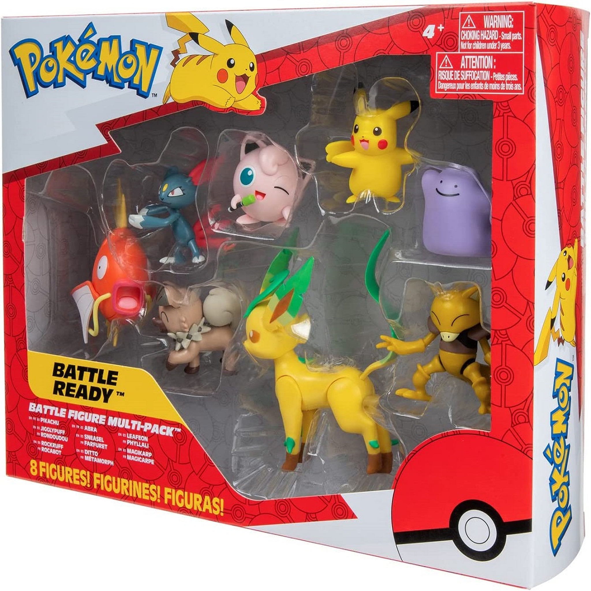 Voir la diapositive 3 : BANDAI Pack de 8 figurines Pokémon Collection n°8