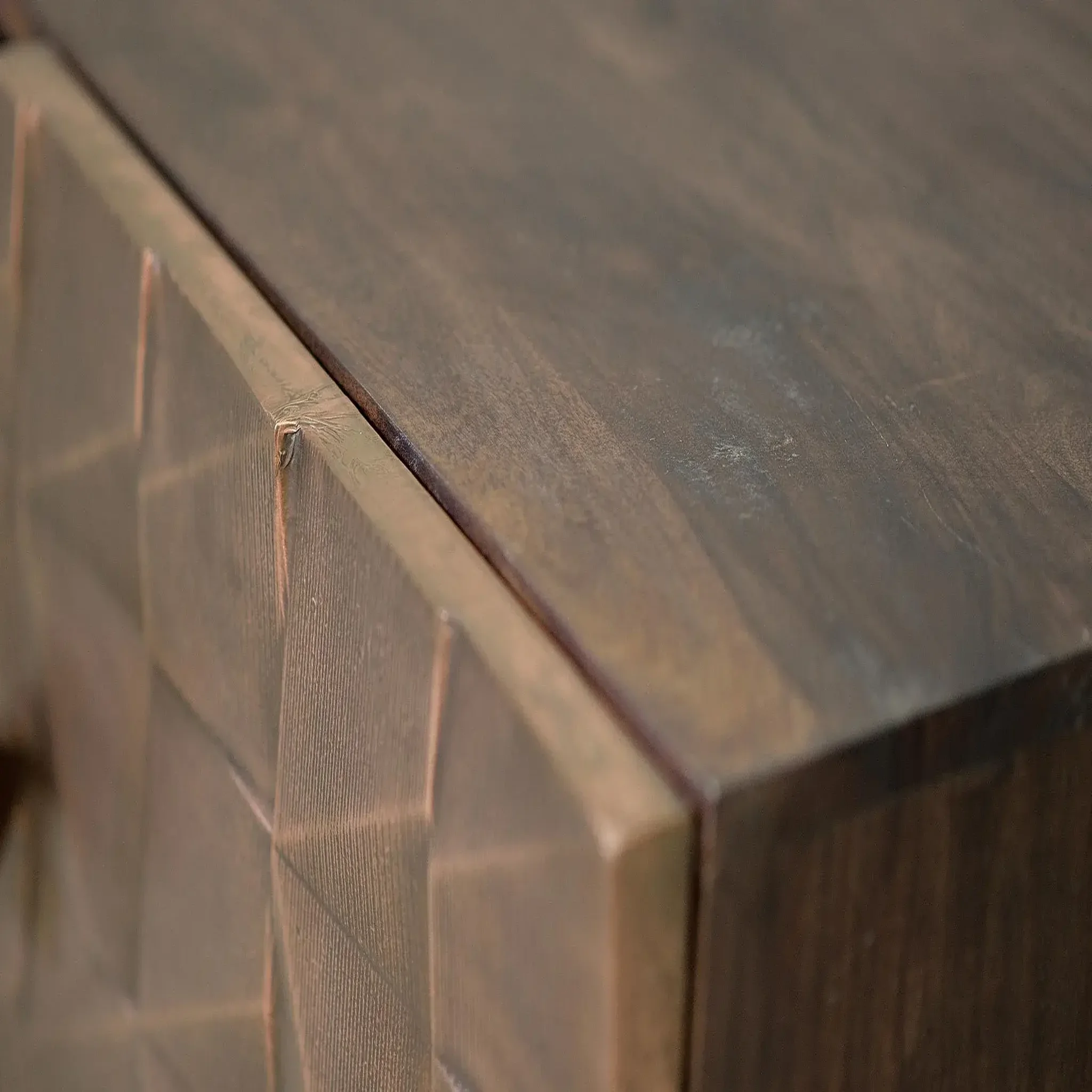 Voir la diapositive 3 : GINER Y COLOMER SL Meuble tv en bois de manguier 140 cm style rustique moderne