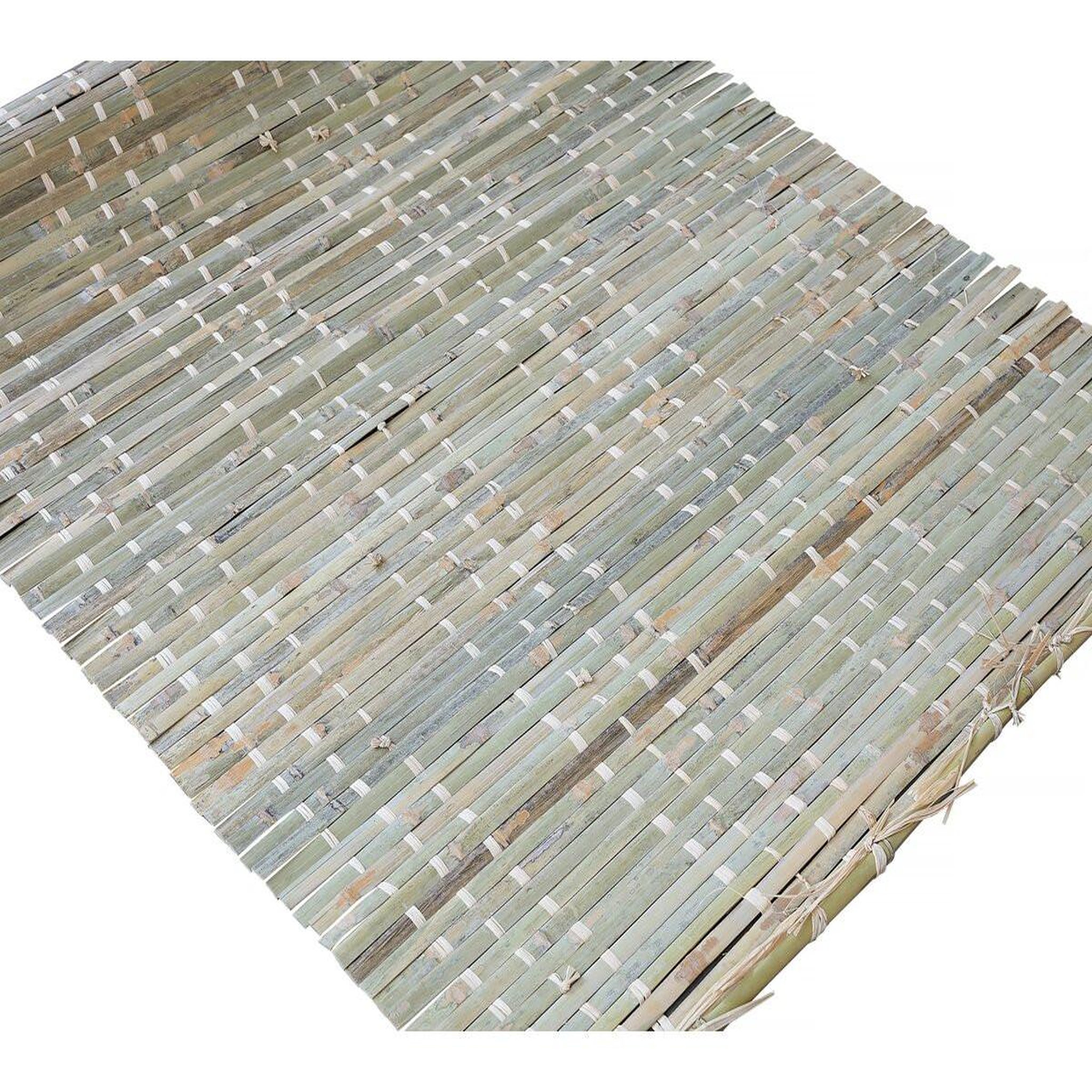 Voir la diapositive 2 : Habitat et Jardin Rouleau de bambou 160 x 310 cm avec fil de coton  haya