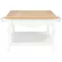 VIDAXL Table basse Blanc 110 x 60 x 40 cm MDF