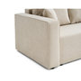 Voir la diapositive 6 : BEST MOBILIER Topaze - canapé 3 places - convertible avec coffre - en tissu