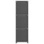 Voir la diapositive 3 : VIDAXL Etagere a 9 cubes avec boîtes Gris 103x30x107,5 cm Tissu