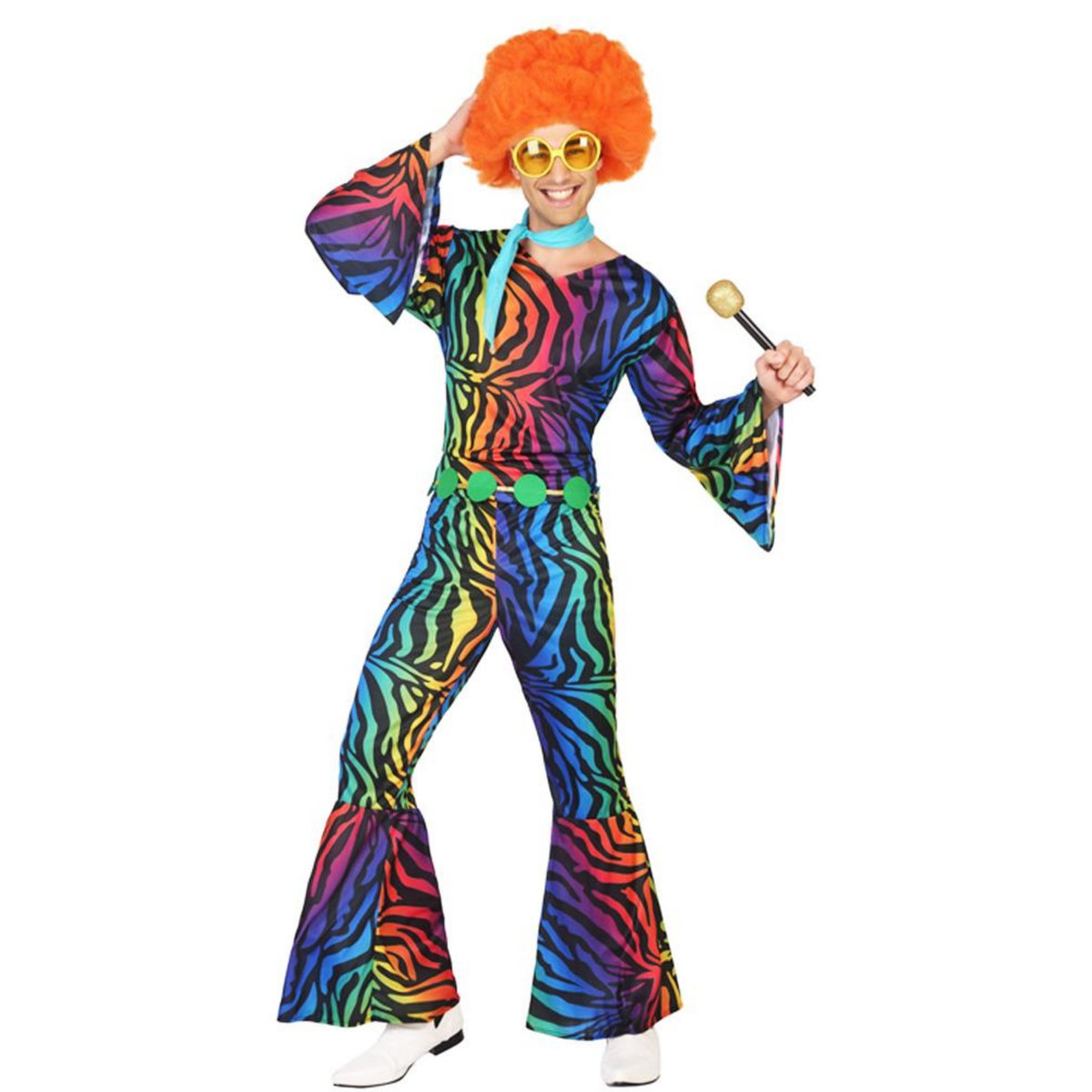 ATOSA Combinaison Disco - Funky Rainbow - Homme - M/L