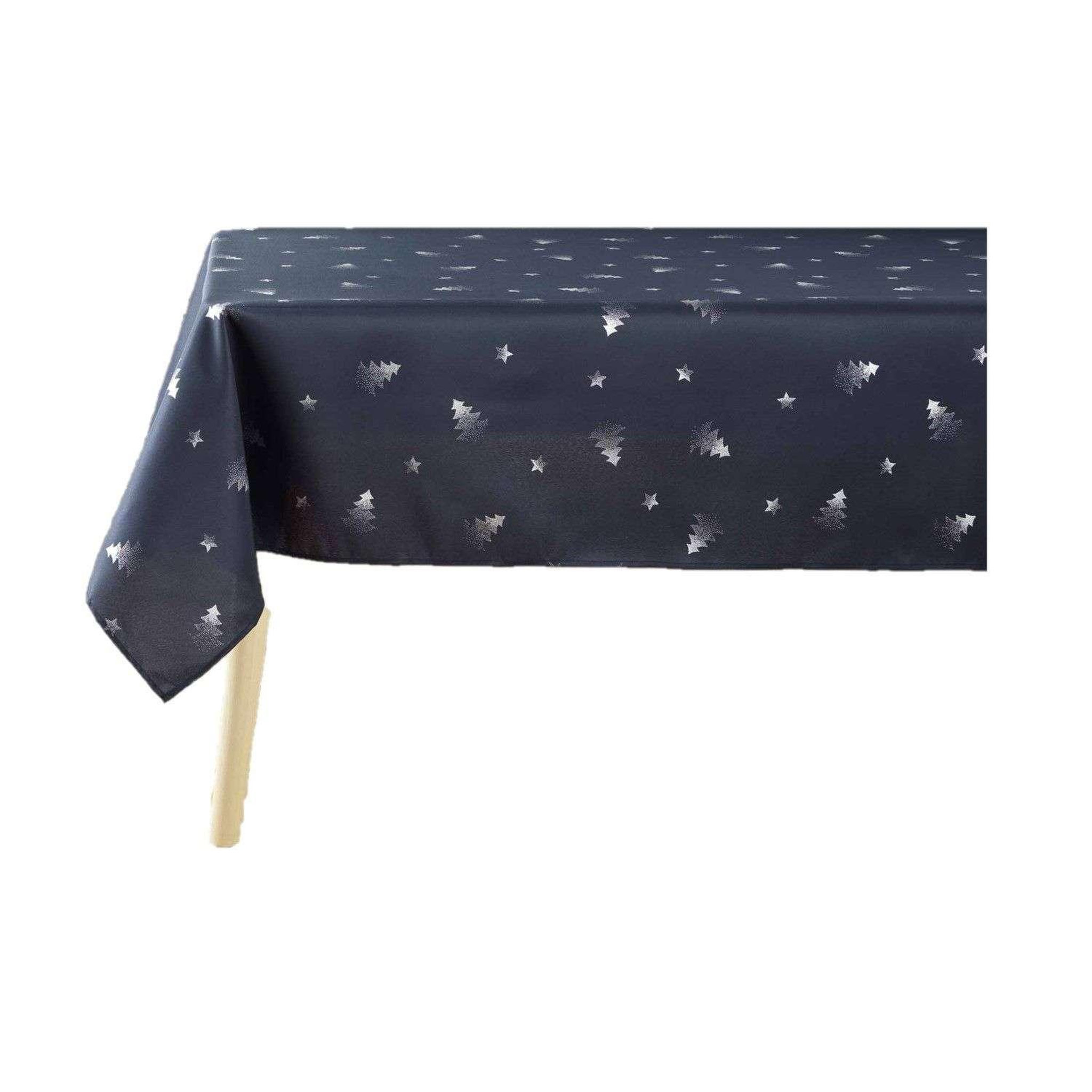 Douceur d'Intérieur Nappe rectangulaire antitache et infroissable. Coloris disponibles : Bleu