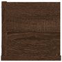 Voir la diapositive 5 : VIDAXL Etagere murale a CD Chene marron 100x18x18 cm Bois d'ingenierie